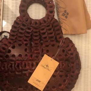 Patricia Nash Ticci Medium Shoulder Bag Red